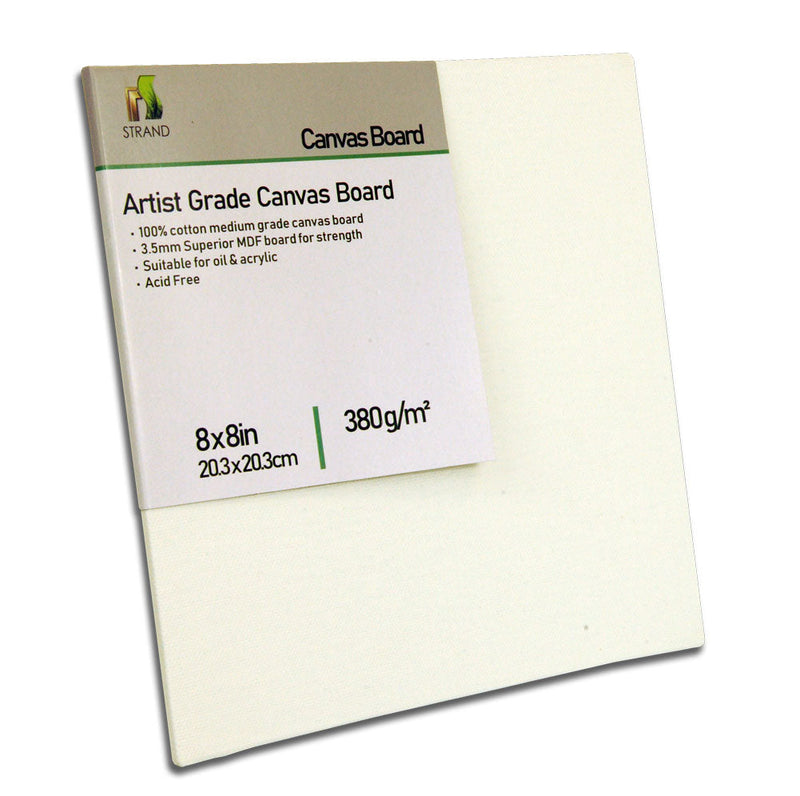 10 x 8in - Canvas Board - Pack of 6