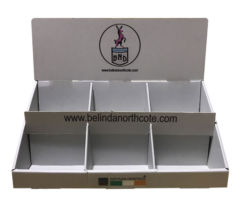 Points of sale display stand - Greeting cards and mini frames stand. - Blank White Stand