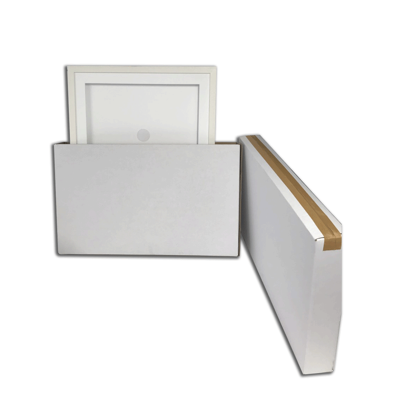 Large Telescopic Picture Frame Boxes - 800 x 90 x 500/950mm