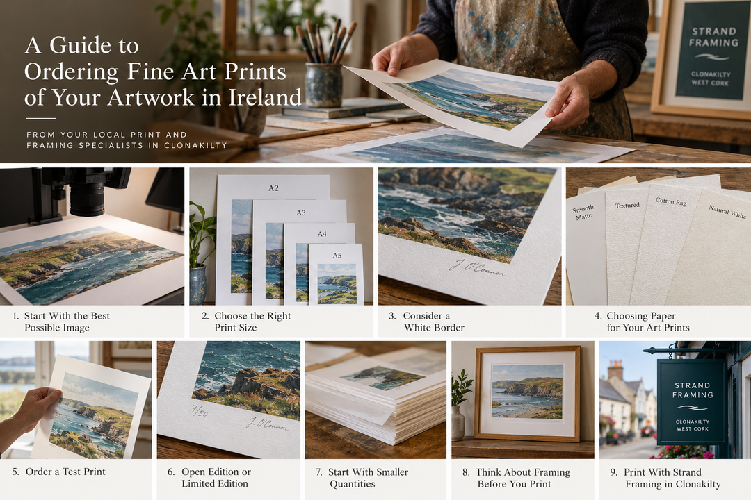 A Guide to Ordering Fine Art Prints of Your Artwork in Ireland