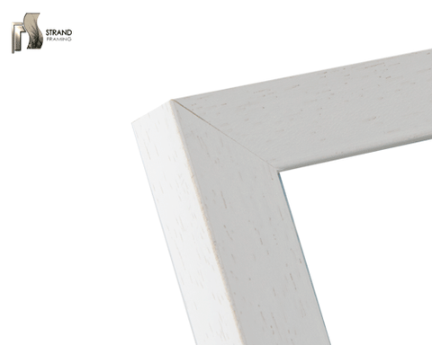 White wood picture frames