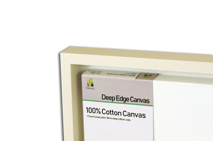2048 Canvas Floater Tray Frame  - To Fit Canvas Size 24 x 24in + Fitted 380gsm 24 x 24 in Deep edge canvas - (Frame Size 660 x 660mm) - Pack of 6 Frames