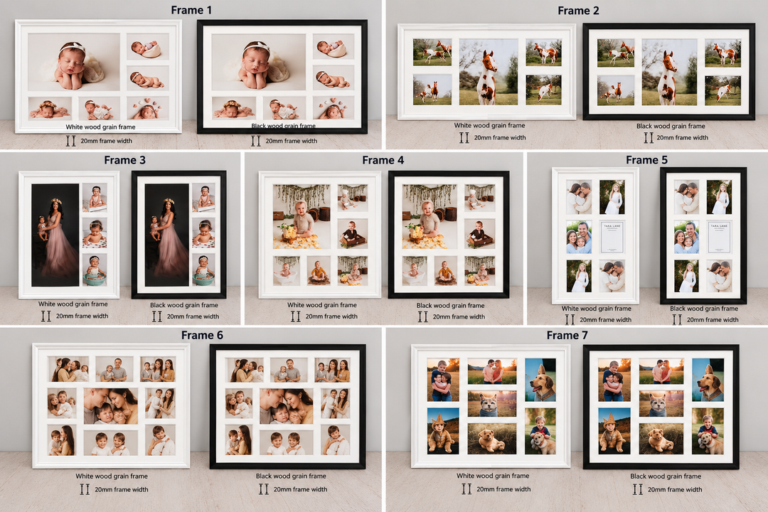 Achill Studio Photo Frames (2020) - Multi Opening Photo Frames