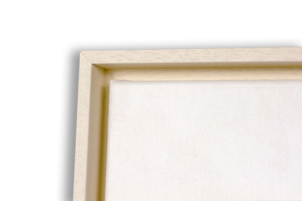 3232L Canvas Floater L Frame  - To Fit Canvas Size 12 x 10in + Fitted 380gsm 12 x 10in Standard edge canvas - (External Frame Size 335 x 284mm) - Pack of 6 Frames