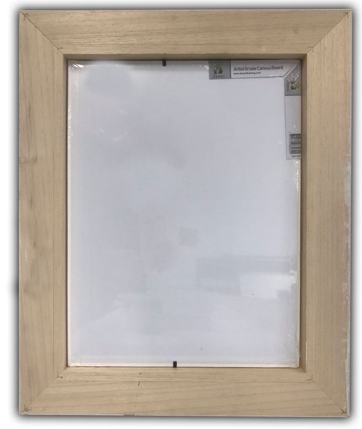 4560AF - White Matte Art Frame + Standard Edge Canvas - Pack of 3 Frames