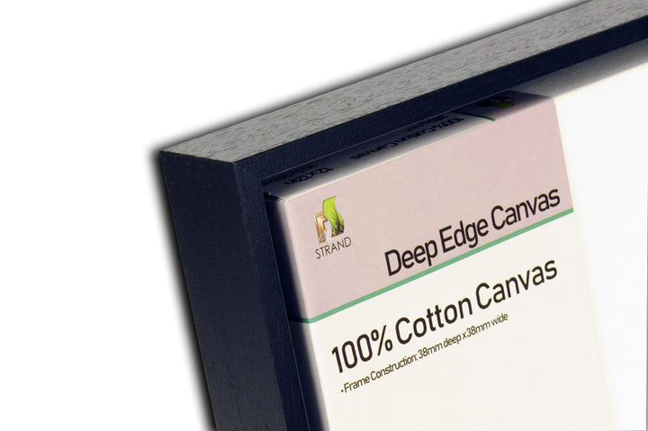 4052L Canvas Floater L Frame  - To Fit Canvas Size 12 x 10in + Fitted 380gsm 12 x 10 in Deep edge canvas - (External Frame Size 355 x 304mm) - Pack of 6 Frames