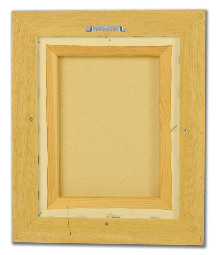 4052L Canvas Floater L Frame  - To Fit Canvas Size 12 x 10in + Fitted 380gsm 12 x 10 in Deep edge canvas - (External Frame Size 355 x 304mm) - Pack of 6 Frames