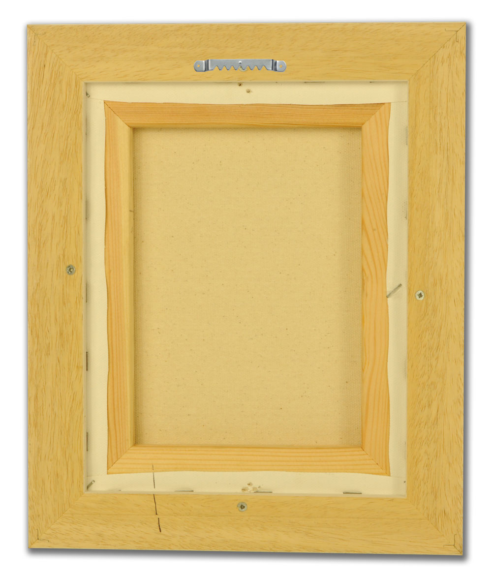 2048 Canvas Floater Tray Frame  - To Fit Canvas Size 12 x 10in + Fitted 380gsm 12 x 10 in Deep edge canvas - (Frame Size 355 x 304mm) - Pack of 6 Frames