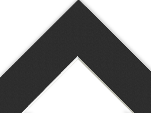 White Core Single Mounts - Frame Size A3 (420 x 297mm) Image Size Custom - Pack of 6