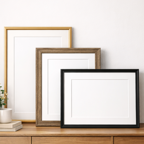 Custom Picture Frame + Mount