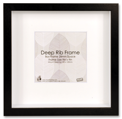 2032 Wood Box Frame Size 14 x 12 in Mount for image 12 x 10 in Window Size 295 x 245 mm Pack of 6 frames