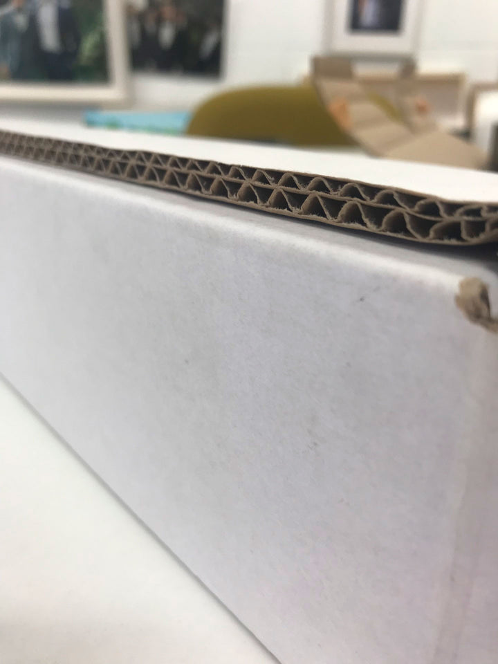 Rolled Prints Box / Tube - Fits print rolls up to 560mm in width  (Int. Dimension 580 x 80 x 80mm) - Pack of 5