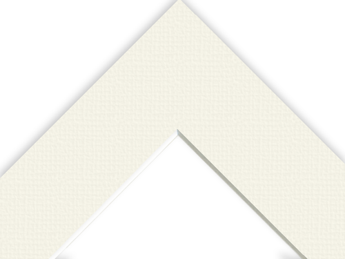 White Core Single Mounts - Frame Size 400 x 400mm - Image Size Custom - Pack of 6