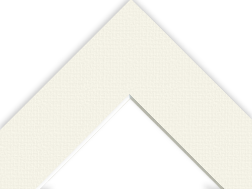 Polar White - White Core Single Mounts - Frame Size 500 x 500mm - Image Size 12 x 12in - Opening 295 x 295mm - Pack of 6
