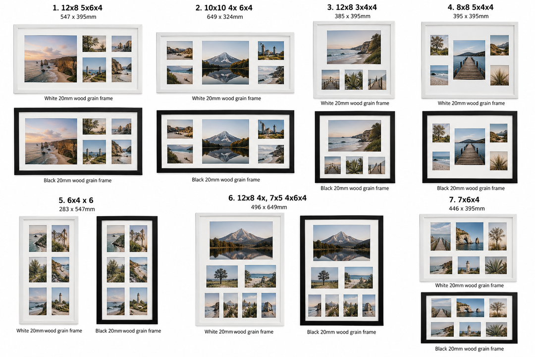 Multi Opening Photo Frames