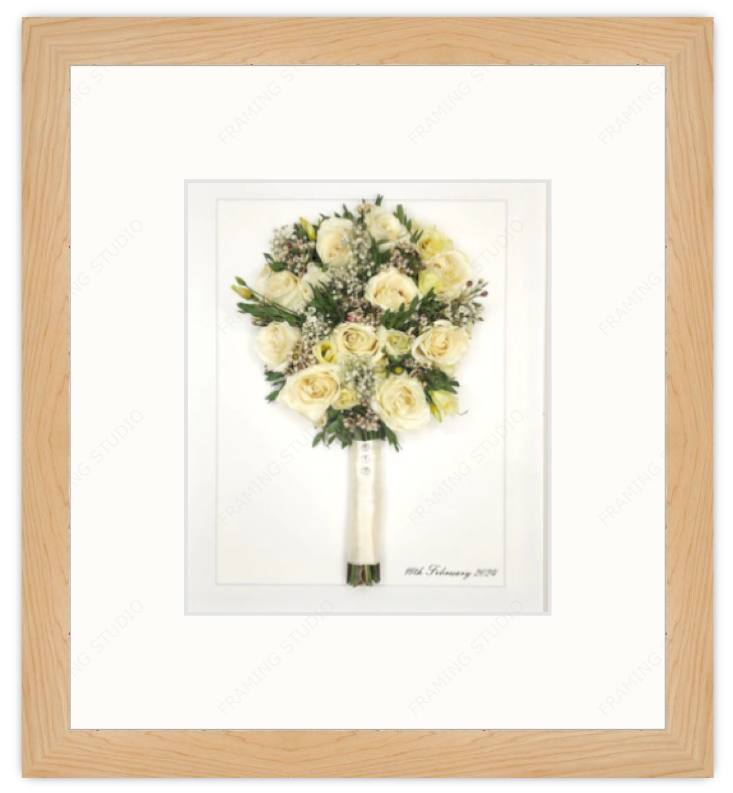 3D Box Frame - Natural (Tempered Glass)