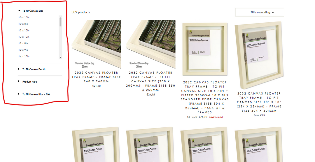 A Guide To Ordering Canvas Floater Frames