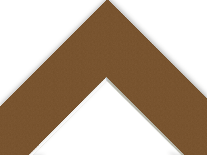 White Core Single Mounts - Frame Size A4 (297 x 210mm) Image Size 9" x 6" - Pack of 14