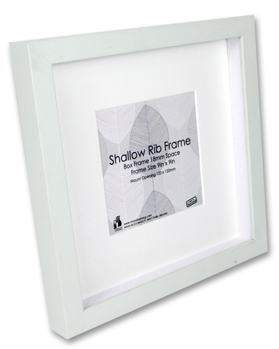 2032 Wood Box Frame Size 254 x 254 mm Mount for image 150 x 150 mm Window Size 150 x 150 mm Pack of 6 frames