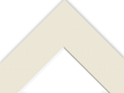 White Core Single Mounts - Frame Size A2 (594 x 420mm) Image Size Custom - Pack of 2