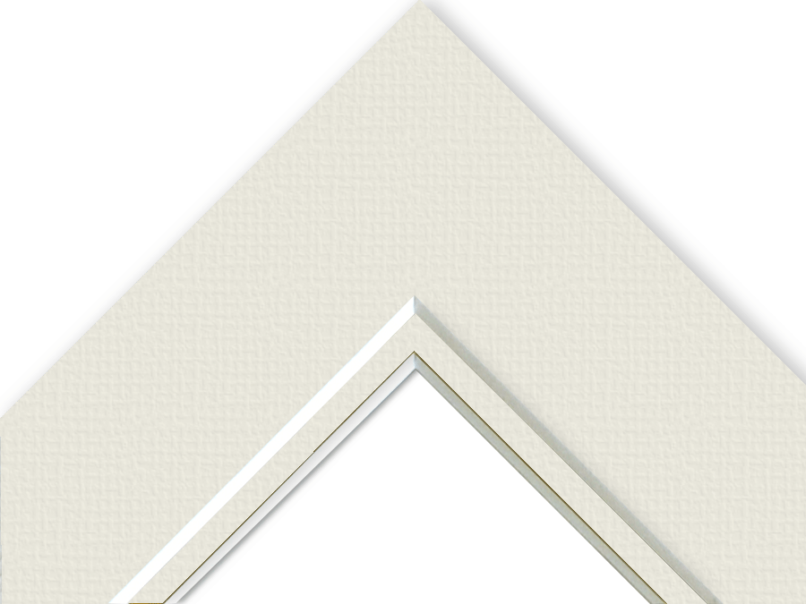 White Core Double Mounts - Frame Size 16 x 14in - Image Size 12 x 10in - Pack of 6