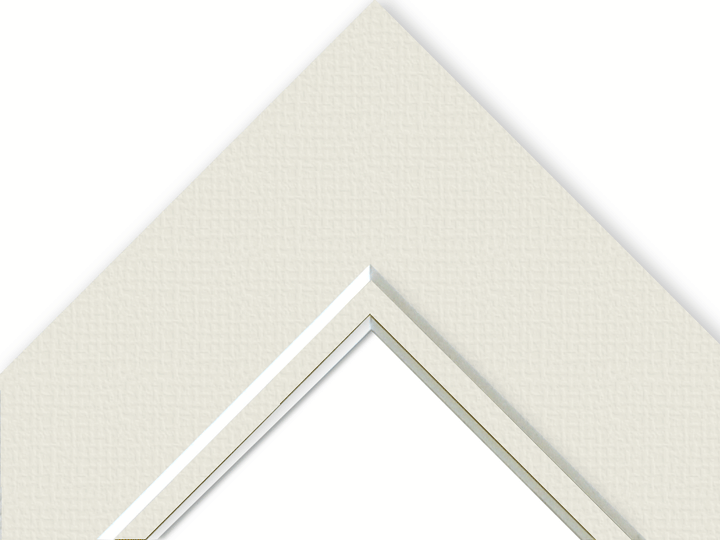 White Core Double Mounts - Frame Size 16 x 14in - Image Size 12 x 10in - Pack of 6