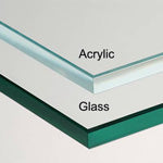What is acrylic glazing and how is it used in the picture framing industry?