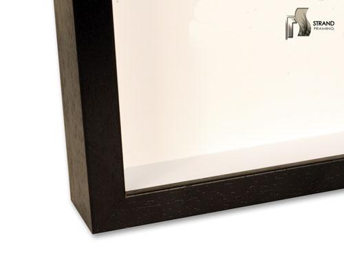 2044 Deep Box Frame Size - 9 x 9in (229 x 229mm) + Polar white mount ope 120 x 120mm-pack of 6 frames