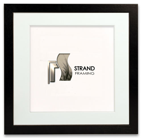 2044 Wood Box Frame Size 100 x 100 mm + PW Mount Window Size 50 x 50 mm Pack of 6 frames