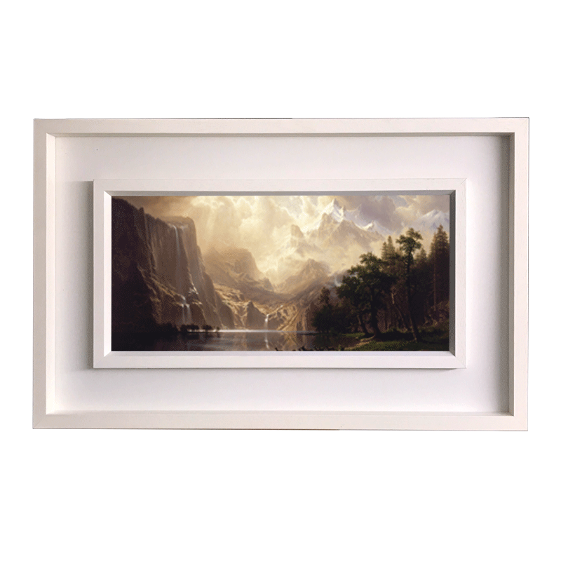 2044 Artist Frame - Canvas Size 12 x 10in (305 x 254mm) - Outer Frame Size  475 x 424mm  ( 2044 Outer Frame + Blanco Backing(Rout) + 2525 Chamfered Inner Frame)