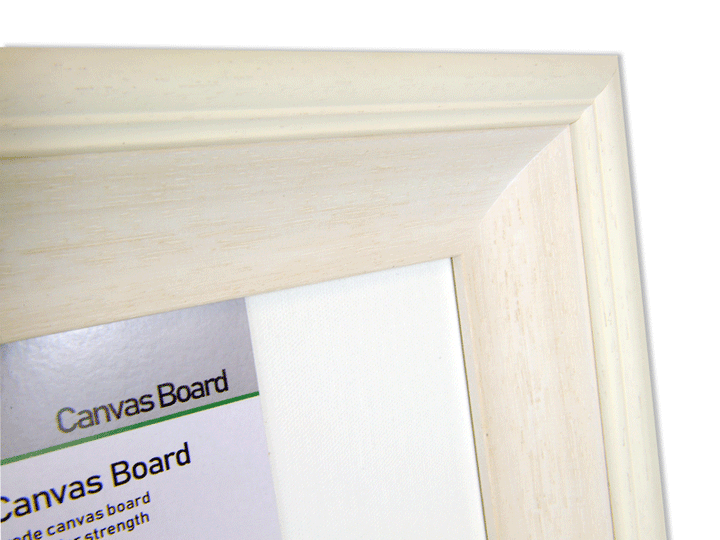Combi Frame - 218 over 2inch Limed Scoop - To frame canvas size 20 x 16 inches - Pack of 6 Frames
