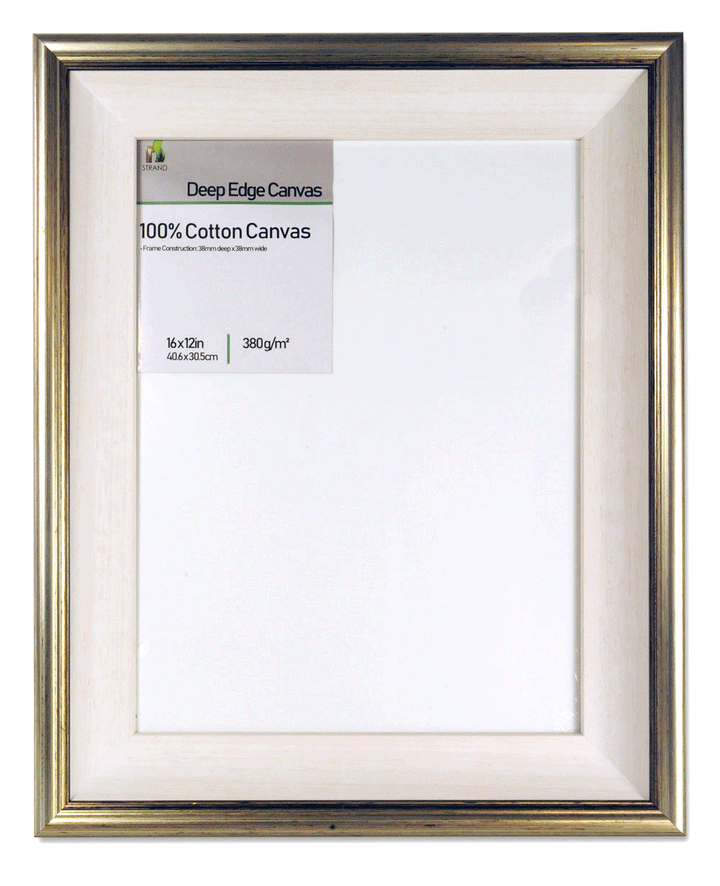 Combi Frame - 218 over 2inch Limed Scoop - To frame canvas size 20 x 16 inches - Pack of 6 Frames