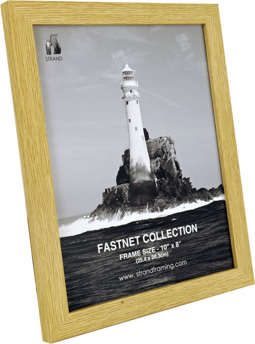 Oak or Natural picture frames collection