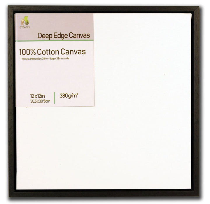 3232L Canvas Floater L Frame  - To Fit Canvas Size 10 x 8in + Fitted 380gsm 10 x 8in Standard edge canvas - (External Frame Size 284 x 233mm) - Pack of 6 Frames