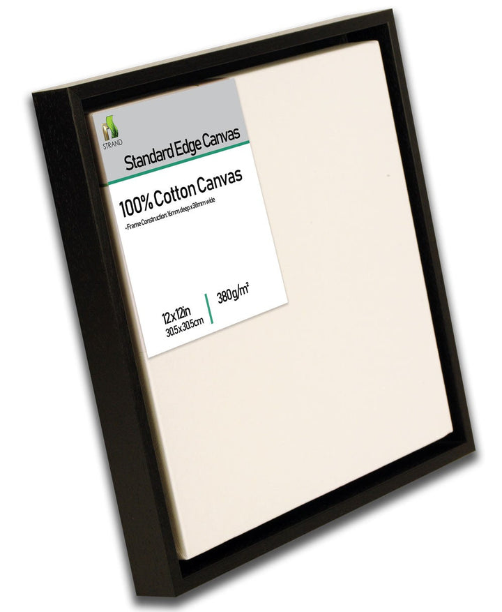 3232L Canvas Floater L Frame  - To Fit Canvas Size 24 x 20in + Fitted 380gsm 24 x 20in Standard edge canvas - (External Frame Size 640 x 538mm) - Pack of 6 Frames