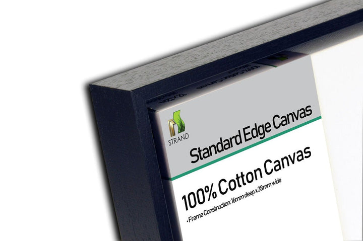 3232L Canvas Floater L Frame - To Fit Canvas Size 14 x 10in + Fitted 380gsm 14 x 10in Standard edge canvas - (External Frame Size 385.6 x 284mm) - Pack of 6 Frames