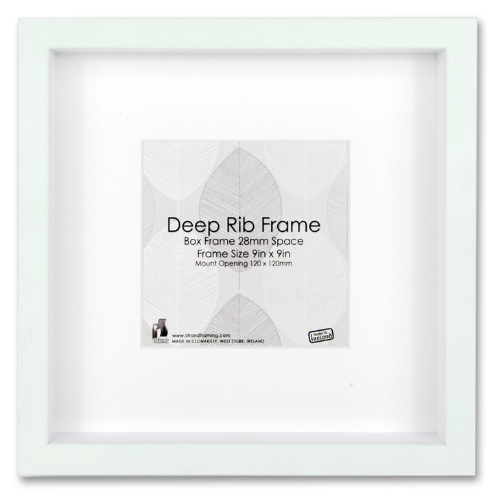 2044 Deep Rib Frame Size - 229 x 229mm - White - Pack of 6 frames (New Stock For 2021)