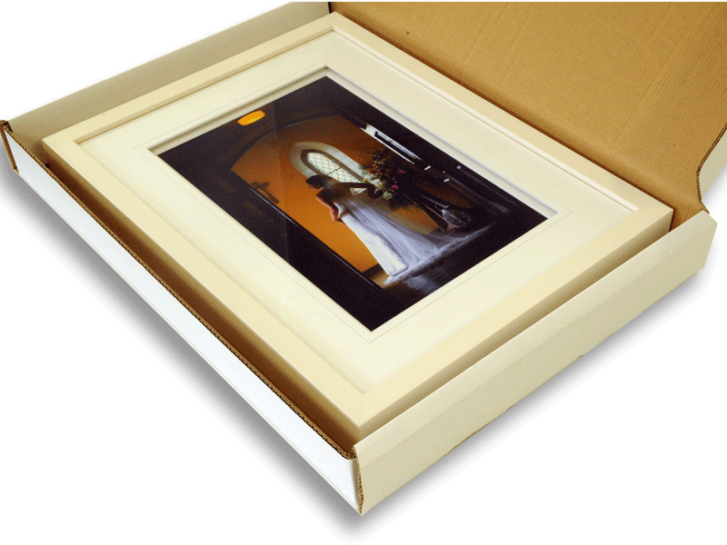 Shipping Box to fit 2044 Wood Frame SIze - 16 x 16in - Interior Box Dimensions ~ 456 x 456 x 50mm - Pack of 3 Boxes