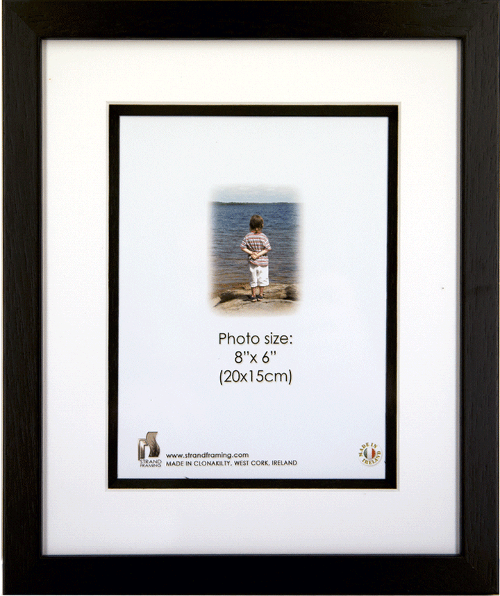 Aria Wood Range - Image Size 6" x 4" - Frame Size 10" x 8" - Pack of 6 Frames