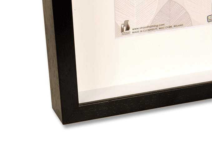 2032 Shallow Rib Frame Size - 229 x 229mm - Black - Pack of 6 frames (New Stock For 2021)