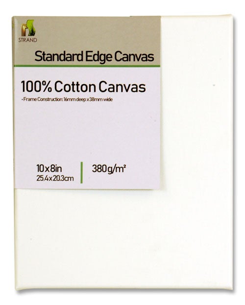 3232L Canvas Floater L Frame  - To Fit Canvas Size 10 x 8in + Fitted 380gsm 10 x 8in Standard edge canvas - (External Frame Size 284 x 233mm) - Pack of 6 Frames
