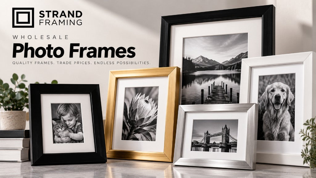 Wholesale photo frames. Quality frames, trade prices, custom sizes.